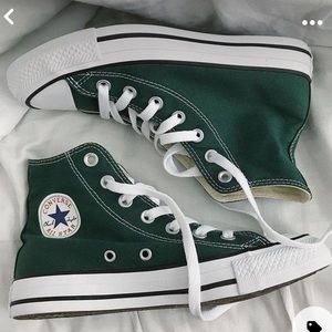 Vintage High top Unisex Converse Midnight Clover